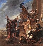 BERCHEM, Nicolaes, Merchant Receiving a Moor in the Harbour